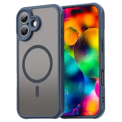 iPhone 17 Mobilskal MagSafe Anti Drop - Blå