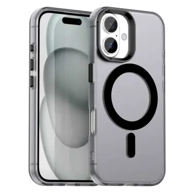iPhone 17 Mobilskal MagSafe Anti Drop Hybrid - Svart