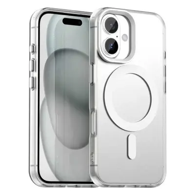 iPhone 17 Mobilskal MagSafe Anti Drop Hybrid - Vit