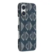 iPhone 17 Mobilskal MagSafe Aramid Fiber Geometric - Blå