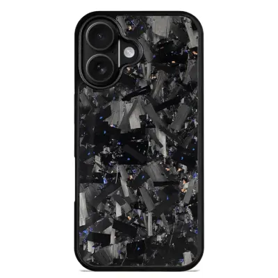 iPhone 17 Mobilskal MagSafe Aramid Fiber Large Texture - Blå / Guld