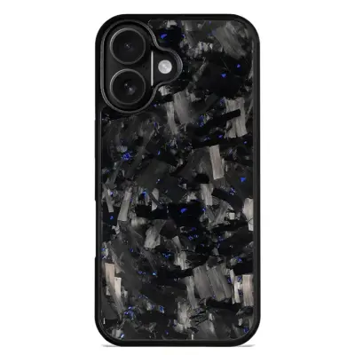 iPhone 17 Mobilskal MagSafe Aramid Fiber Large Texture - Blå