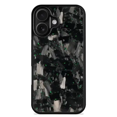 iPhone 17 Mobilskal MagSafe Aramid Fiber Large Texture - Grön