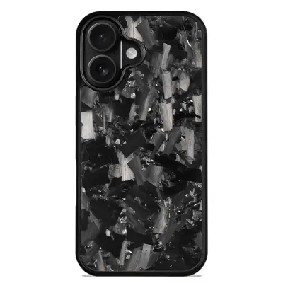 iPhone 17 Mobilskal MagSafe Aramid Fiber Large Texture - Silver