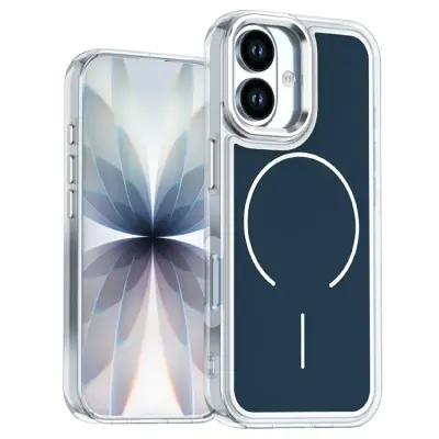 iPhone 17 Mobilskal Magsafe Electroplated - Blå