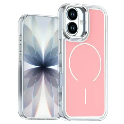 iPhone 17 Mobilskal Magsafe Electroplated - Rosa