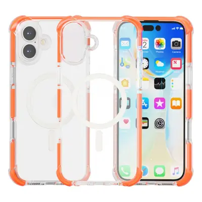 iPhone 17 Mobilskal MagSafe Förstärkta Hörn Acrylic - Orange