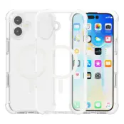 iPhone 17 Mobilskal MagSafe Förstärkta Hörn Acrylic - Vit