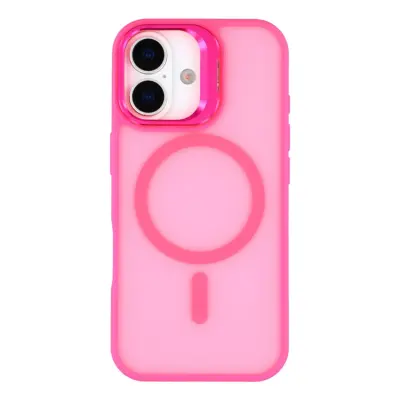 iPhone 17 Mobilskal MagSafe Lins Kickstandé - Rosa