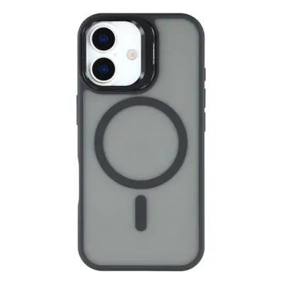 iPhone 17 Mobilskal MagSafe Lins Kickstand - Titansvart