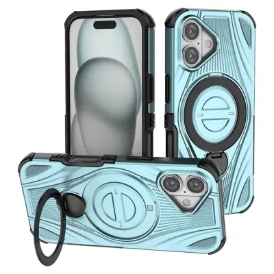 iPhone 17 Mobilskal MagSafe Magnetic Kickstand - Blå