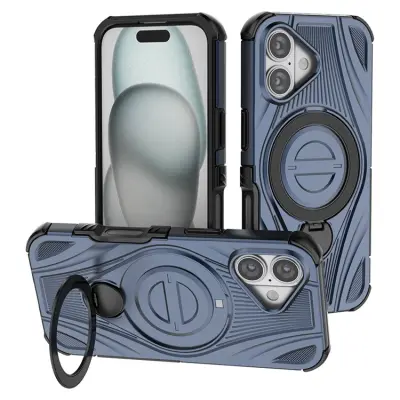 iPhone 17 Mobilskal MagSafe Magnetic Kickstand - Blå