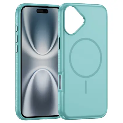 iPhone 17 Mobilskal MagSafe PC + TPU Shockproof - Himmelsblå