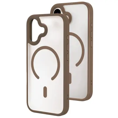 iPhone 17 Mobilskal MagSafe Skin-Feel Rubberized - Guld