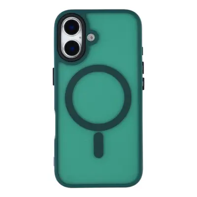 iPhone 17 Mobilskal MagSafe Skin Touch - Grön