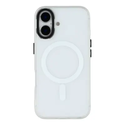 iPhone 17 Mobilskal MagSafe Skin Touch - Transparent Vit