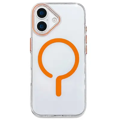 iPhone 17 Mobilskal MagSafe TPU + PC - Orange
