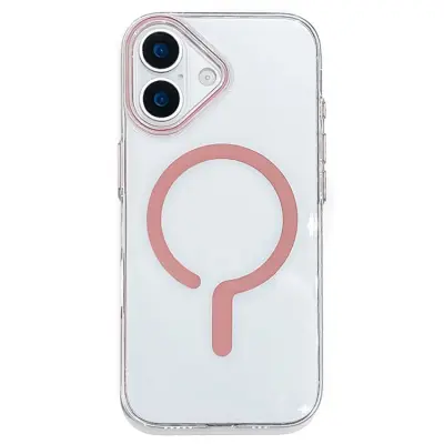 iPhone 17 Mobilskal MagSafe TPU + PC - Rosa