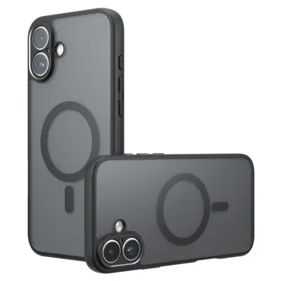 iPhone 17 Mobilskal MagSafe TPU+PC Matte - Svart