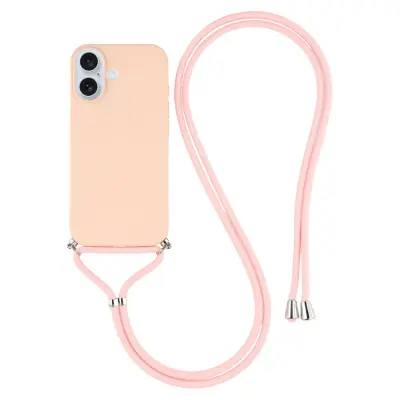 iPhone 17 Mobilskal Med Axelrem - Rosa