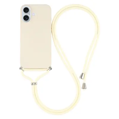 iPhone 17 Mobilskal Med Axelrem - Vit