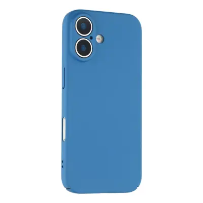 iPhone 17 Mobilskal Skin-Touch Rubberized Hard PC - Blå