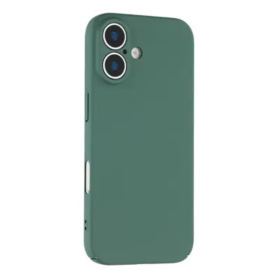 iPhone 17 Mobilskal Skin-Touch Rubberized Hard PC - Grön