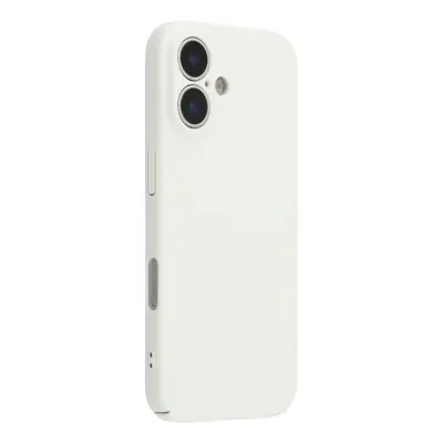 iPhone 17 Mobilskal Skin-Touch Rubberized Hard PC - Vit