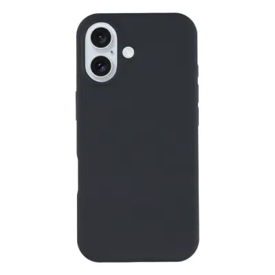 iPhone 17 Mobilskal Solid Silikon Shockproof - Svart
