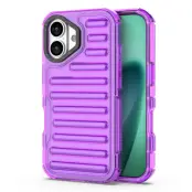 iPhone 17 Mobilskal Stripe Design Detachable - Lila