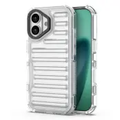 iPhone 17 Mobilskal Stripe Design Detachable - Transparent