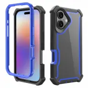 Mobilskal till iPhone 17 TPU + PC Shockproof - Svart/Blå