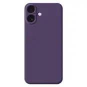 iPhone 17 Mobilskal TPU Straight Edge - Mörklila