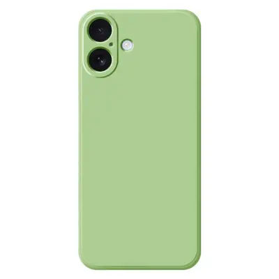 iPhone 17 Mobilskal TPU Straight Edge - Matcha grön
