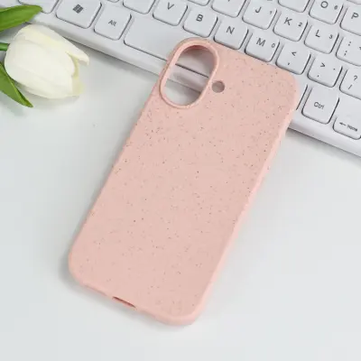 iPhone 17 Mobiskal Biodegradable Wheat Straw+TPU - Rosa