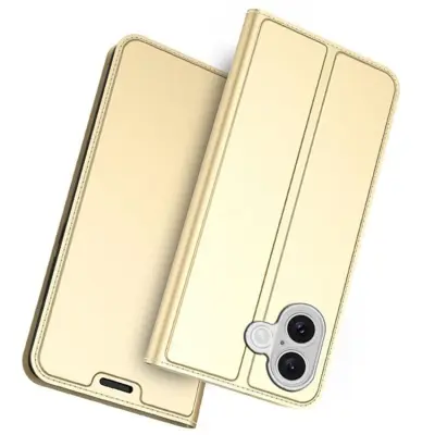 iPhone 17 Plånboksfodral med Kickstand - Guld (Guld)
