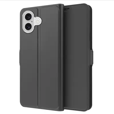 iPhone 17 Plånboksfodral Shockproof (Svart)