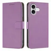 iPhone 17 Plånboksfodral Solid Color - Ljuslila