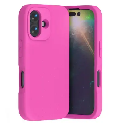 iPhone 17 Mobilskal Shockproof EVA - Rosa (Ros)