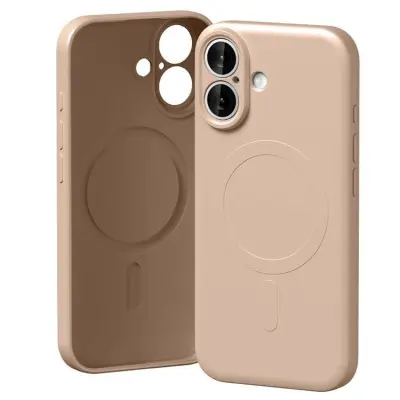 Mercury iPhone 17 Mobilskal MagSafe Semi-Silicone - Rosa Sand