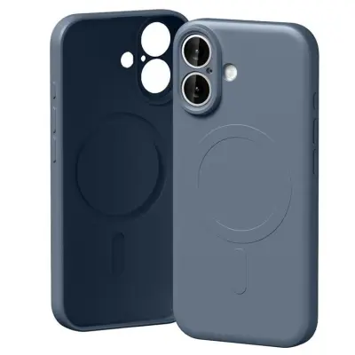 Mercury iPhone 17 Mobilskal MagSafe Semi-Silicone - Sierrablå