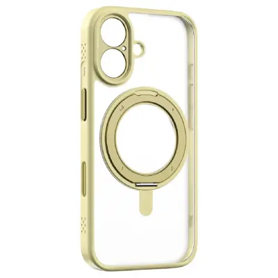 MOMAX iPhone 17 Mobilskal Magsafe Matte MRAP25 - Gul (Gul)