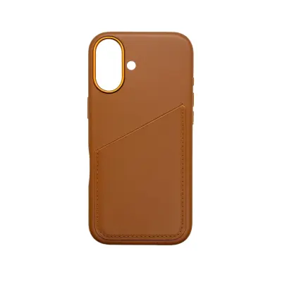 Moobio Leather Card Case (iPhone 17) - Brun