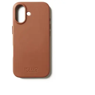 Mujjo Full Leather Case (iPhone 17) - Blå
