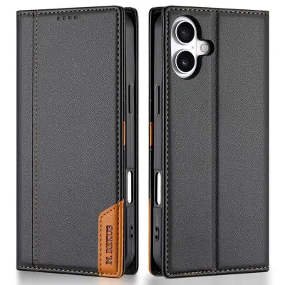 N.BEKUS iPhone 17 Plånboksfodral RFID Blocking P3 - Svart