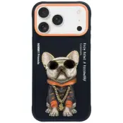 Nimmy Mobilskal till iPhone 17 Glasses Cool Dog - Svart