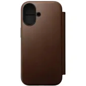 Nomad Modern Leather Folio (iPhone 17) - Svart