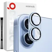 NORTHJO iPhone 17 Kameralinsskydd Härdat Glas - Blå