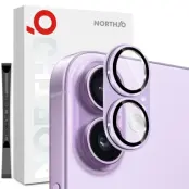 NORTHJO iPhone 17 Kameralinsskydd Härdat Glas - Lila