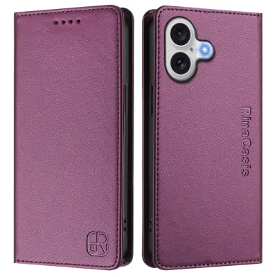 RINACASIS iPhone 17 Plånboksfodral RC01 RFID - Violett